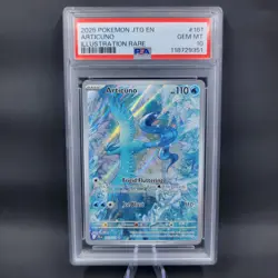 Pokemon TCG PSA 10 Articuno 161/159 Illustration Rare Journey Together - Image 1