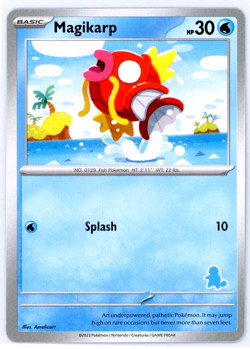 Pokemon TCG Magikarp My First Battle Squirtle Stamp Regular - Image 1