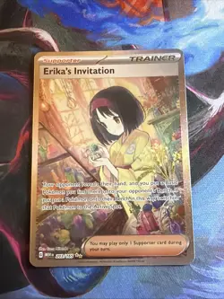 Pokemon TCG - Erika's Invitation SIR 203/165 Sv: Scarlet & Violet 151 #1 - Image 1