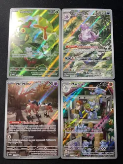 Pokemon TCG Scarlet & Violet 151 Illustration Rare Holo 4 Card Lot - Image 1