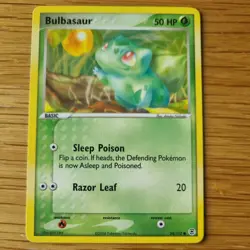 BULBASAUR 54/112 POKEMON CARD (LEAFGREEN AND FIRERED SET) - Image 2