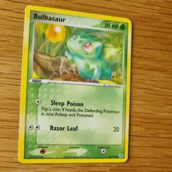 BULBASAUR 54/112 POKEMON CARD (LEAFGREEN AND FIRERED SET) - Image 3