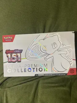 Pokemon Scarlet & Violet 151 Ultra Premium Collection UPC Empty Box w/Playmat ++ - Image 1