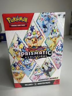 🔥 Pokemon TCG Scarlet & Violet Prismatic Evolutions Booster Bundle Sealed New - Image 1