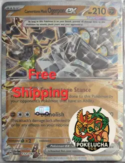 Cornerstone Mask Ogerpon ex 112/167 - Twilight Masquerade - Pokemon TCG - Image 1