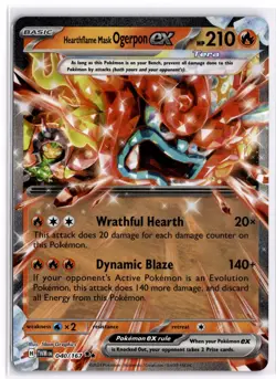 Hearthflame Mask Ogerpon ex 040/167 Double Rare Twilight Masquerade Pokemon NM - Image 1