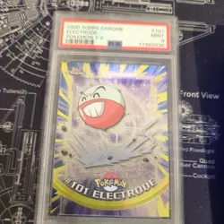 2000 Topps Chrome Pokemon TV Animation Edition Series 2 Foil #101 Electrode - Image 1