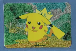 1990s Pokemon Pocket Monsters Holo Prism Vending Sticker Pikachu Gengar POWER - Image 4