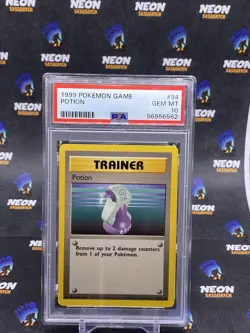 1999 POKEMON GAME #94 POTION PSA 10 A3400903-770 - Image 1
