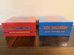 Pokemon TCG Sword and Shield Base 2 Elite Trainer Boxes ETB Art Set New Sealed 820650104459 - Image 3