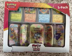 Pokemon TCG Scarlet & Violet 151 Mini Tins Costco Bundle, 5 Pack, New Sealed - Image 1