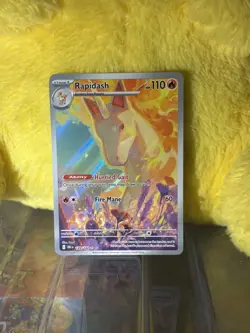 POKEMON TCG - Rapidash - Destined Rivals 189/182 - NM/M (IR) - Image 1