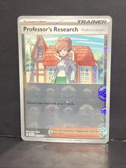 Professor's Research Pokemon SV Black Bolt Poke Ball Holo 085/086 Trainer TCG - Image 2