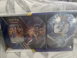Pokemon 2022 Galar Partners Zamazenta V & Inteleon V 2 Tin Pack SEALED NEW - Image 1