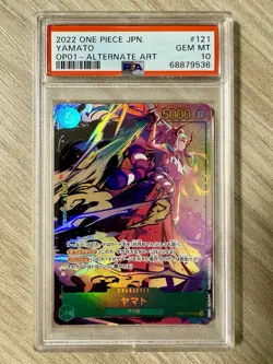 One Piece Yamato #121 OP-01 Romance Dawn JAP PSA 10 - Image 1