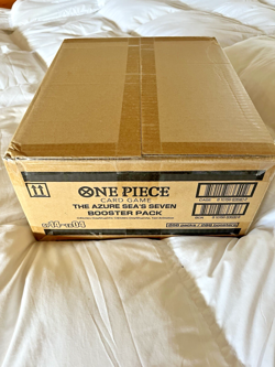 One Piece OP14-EB04 The Azure Sea's Seven English 12 Booster Box Case Sealed - Image 2