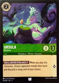 1x URSULA DECEIVER - Into the Inklands - Disney Lorcana TCG - Image 1