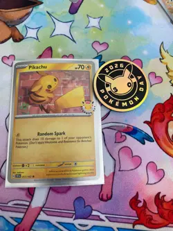 Pokemon TCG - Pokemon Day 2026 - 30th Anniversary Pikachu Coin And Card - Image 1