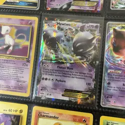 Huge Binder Collection Lot of 170+ Pokemon Card Mixed EX SV Holo Wotc Mewtwo - Image 3
