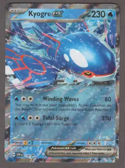 Kyogre EX SVP EN 178 Black Star Promo Ultra Rare Holo Foil Pokemon Card NM - Image 1