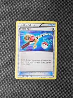 Pokemon TCG Super Rod 20/20 Trainer Holo Dragon Vault Rare Vintage Card - Image 1