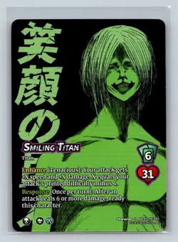 Smiling Titan - Attack on Titan: Battle for Humanity AOT1 Trading Card - Image 1