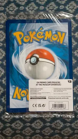 Pokemon Card Pikachu at the Museum Jumbo Promo - Image 2