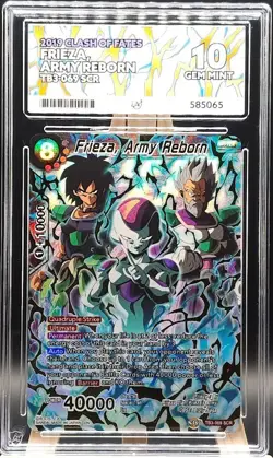 Frieza, Army Reborn – BT7-060 SCR Clash of Fates – ACE Grade 10 – DBS Card Game - Image 2
