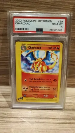 Pokemon Charizard expedition #39 PSA10 Gem Mint - Image 1