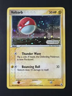 Pokemon Card - Voltorb Legend Maker 68/92 Common Reverse Holo Stamped - Image 1