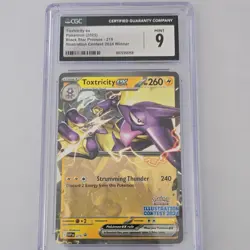 Pokemon CGC 9 Toxtricity ex Illustration Contest Winner Promo 215 Black Star - Image 1