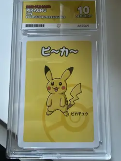 Pikachu Old Maid Japanese Pokemon Ace 10 - Image 1