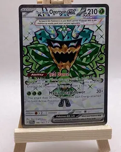 Pokemon Teal Mask Ogerpon ex Sv06 Twilight Masquerade 190/167 Ultra Rare Holo - Image 1