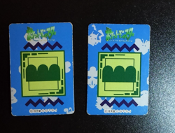 Pokemon Zukan Mini Cards Cubone Marowak 2set Japanese 1997 B17 - Image 2