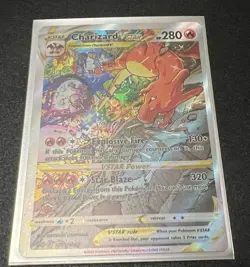 Pokemon Mewtwo VSTAR GG44 and Charizard VSTAR SWSH262 Pokemon Battle Scene Set - Image 2