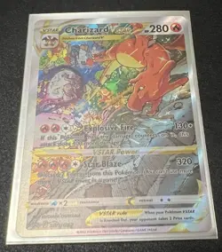 Pokemon Mewtwo VSTAR GG44 and Charizard VSTAR SWSH262 Pokemon Battle Scene Set - Image 3