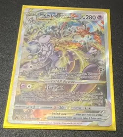 Pokemon Mewtwo VSTAR GG44 and Charizard VSTAR SWSH262 Pokemon Battle Scene Set - Image 4