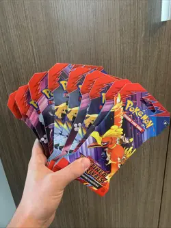 Pokemon TCG - Destined Rivals Sleeved Booster Packs - Lot of 10 – Factory Sealed - Image 1