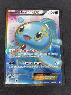 Manaphy EX 116/122 Full Art - XY - BREAKpoint Pokemon - Image 1