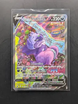 Galarian Slowking V (Alternate Art) 179/198 Chilling Reign - Pokemon - NM - Image 1