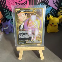 Pokemon Team Rocket's Mewtwo EX 240/182 Destined Rivals Holo Hyper Rare 280 HP - Image 1