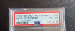 Dark Exeggutor 33/105 Neo Destiny 1st Edition - Pokemon PSA - NM-MT 8 - 70512110 - Image 2