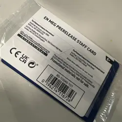 Pokemon Mega Evolutions Staff Promos Set of 4 SEALED in Pack - Image 2