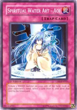 1x (LP) Spiritual Water Art - Aoi - CRV-EN051 - Common - 1st Edition YuGiOh - Image 1