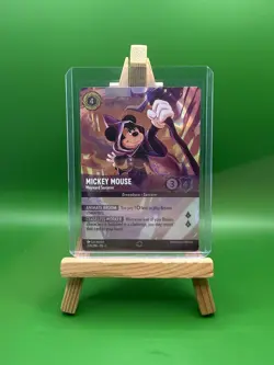 Mickey Mouse Wayward Sorcerer Disney Lorcana Enchanted Rare 208/204 Card - Image 1
