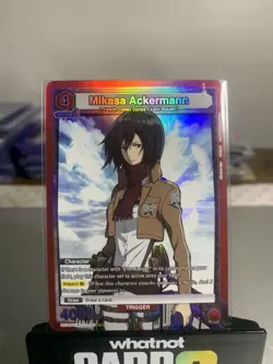 Mikasa Ackermann | UE10ST/AOT-1-105 SR | Union Arena Attack on Titan - Image 1