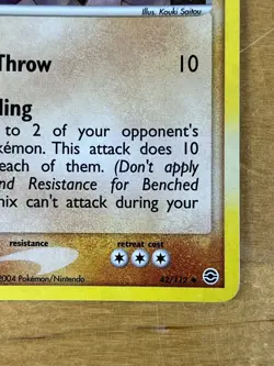 Onix 42/112 Reverse Holo Rare 2004 EX FireRed LeafGreen Pokemon TCG Card - Image 4