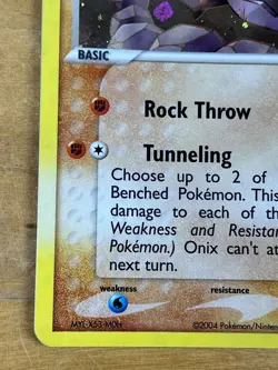 Onix 42/112 Reverse Holo Rare 2004 EX FireRed LeafGreen Pokemon TCG Card - Image 5