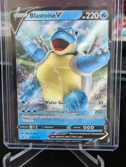 Pokemon TCG Blastoise V SWSH101 SWSH: Sword & Shield Promo Cards Holo MP - Image 1