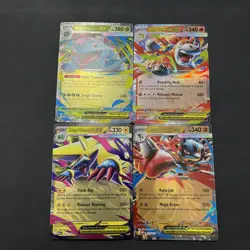 Pokemon TCG Mega Evolutions Ex 4 Card Bundle - Pack fresh cards inc Venusaur - Image 1